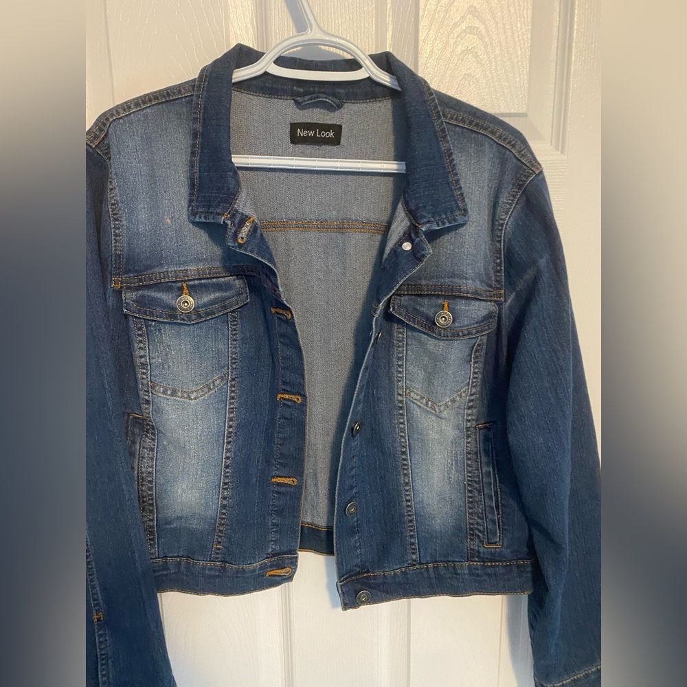 Faded jean jacket